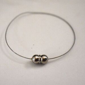 Minimalist Stainless Steel Wire 8" Modern Fashion Magnetic Clasp Bracelet